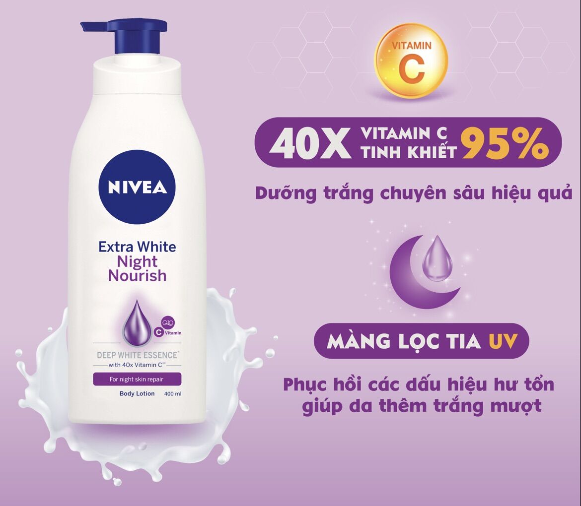 Nivea Sữa dưỡng thể ban đêm 400ml