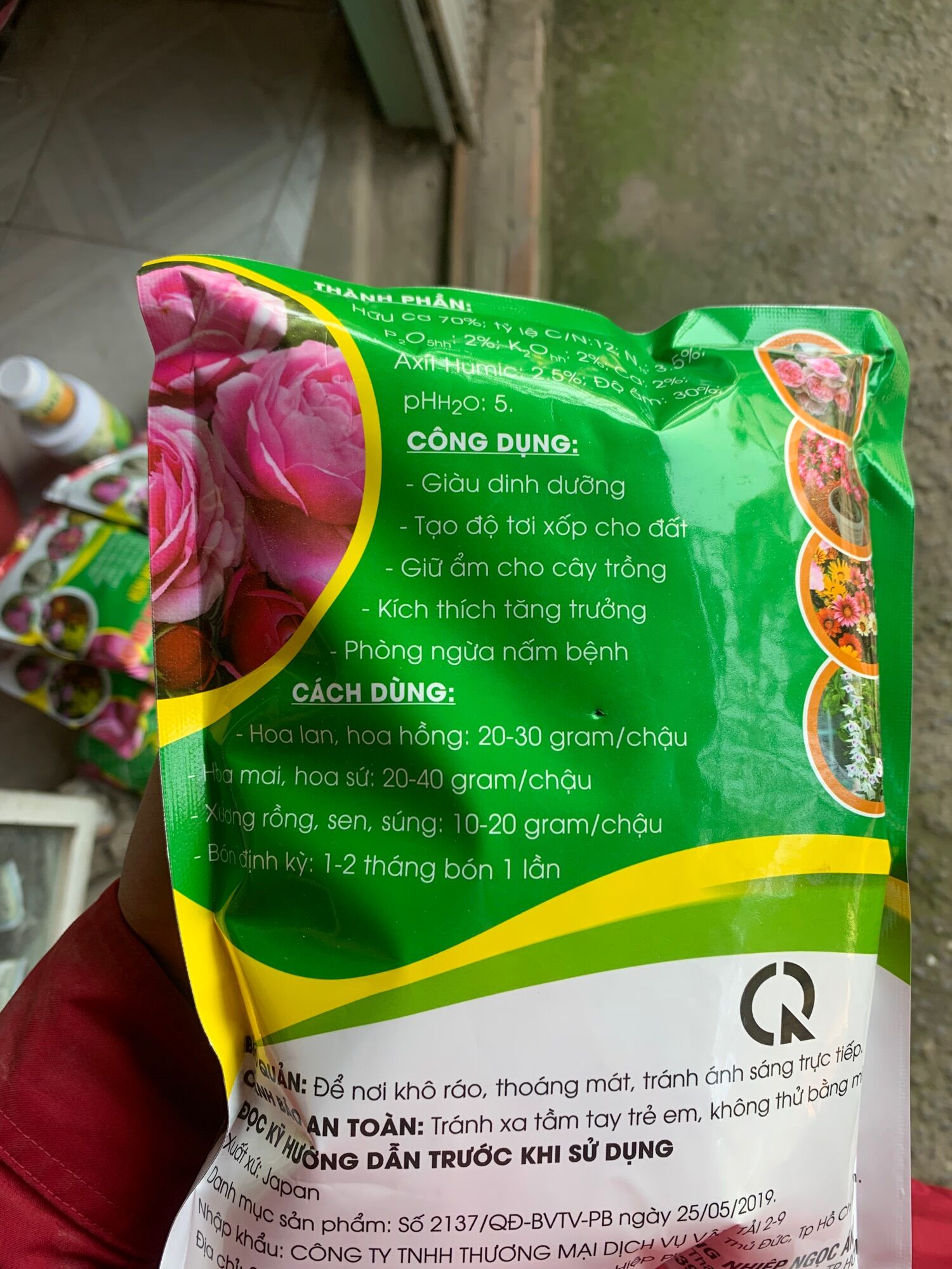 Phân Trùn Quế  cao cấp dạng viên nén gói 1kg