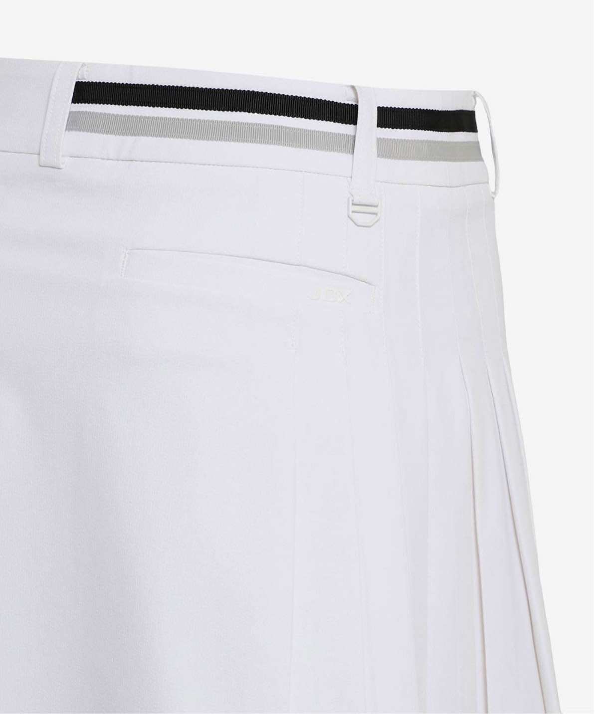 Váy golf Nữ Culottes xếp ly màu trắng size 82