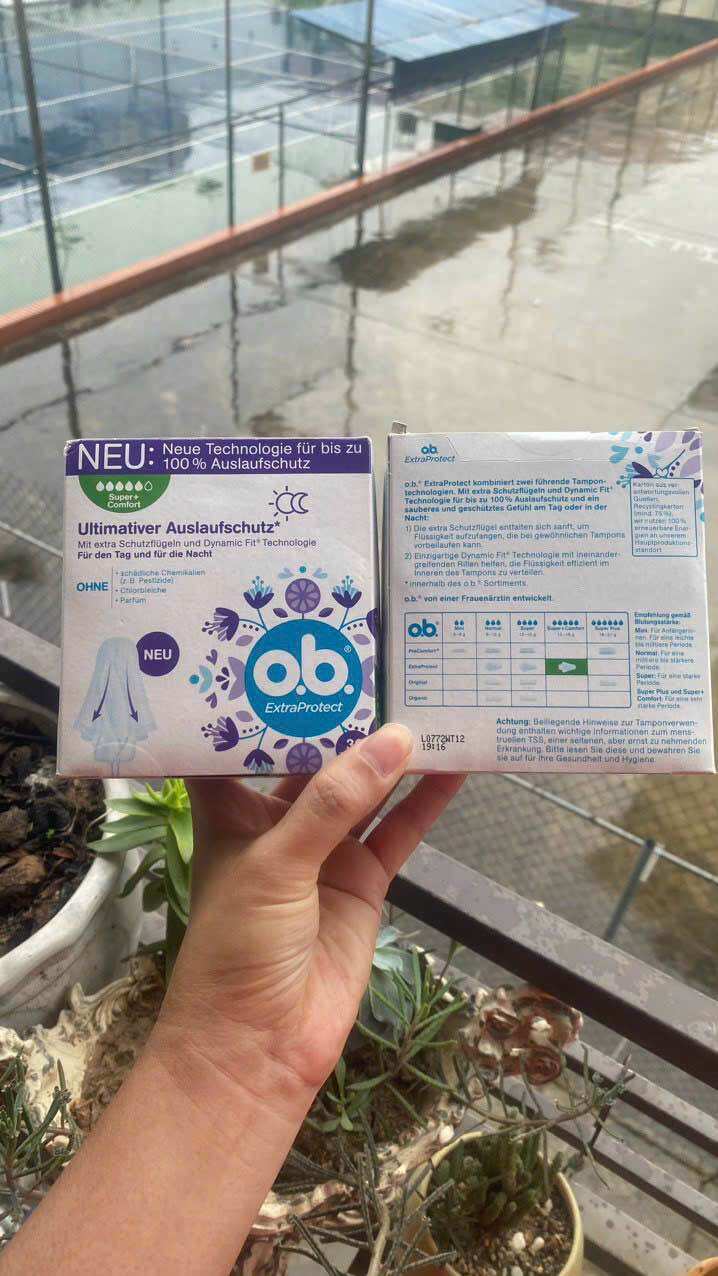 Tampon O.B Băng vệ sinh thế hệ mới Đức