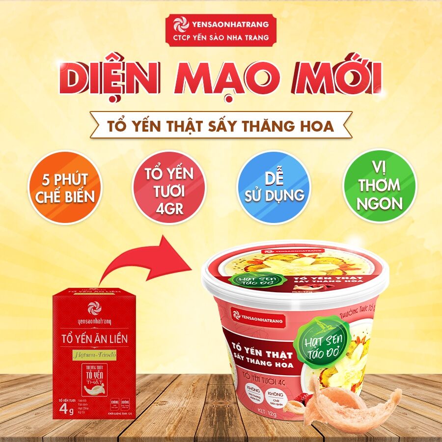 Súp tổ yến ăn liền Nha Trang