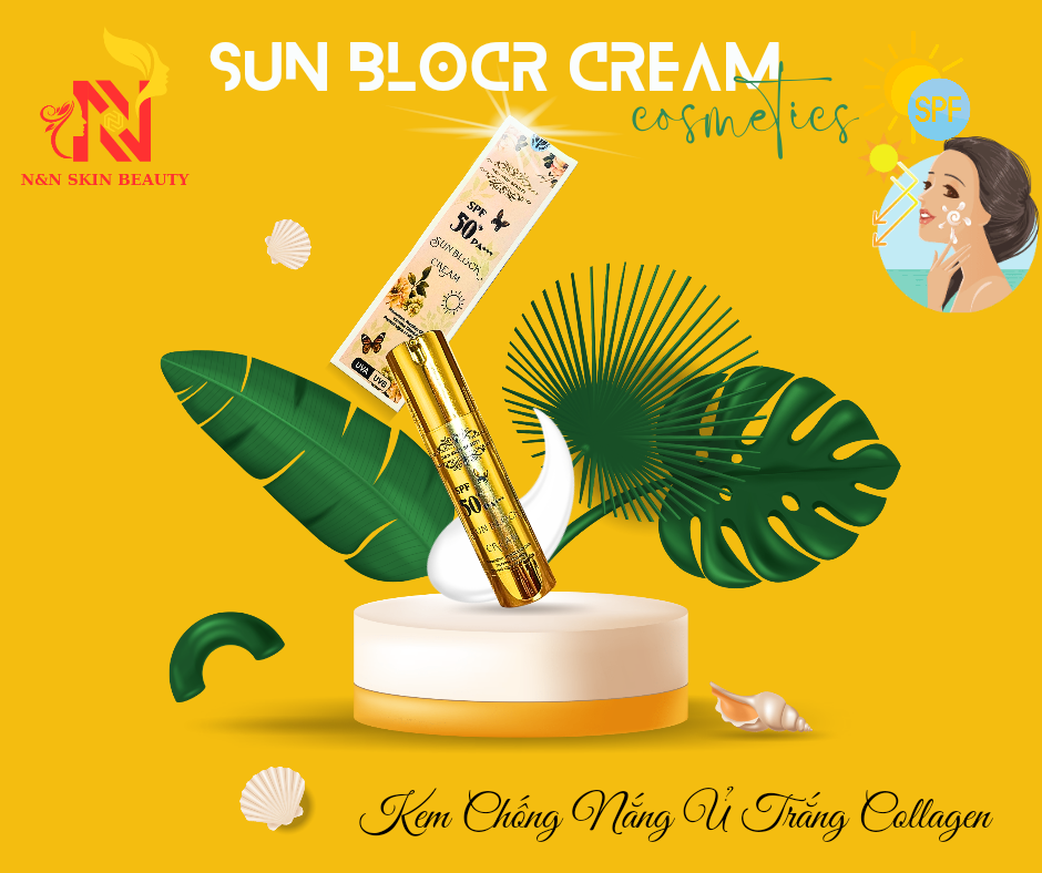 Kem chống nắng cấp ẩm bổ sung collagen