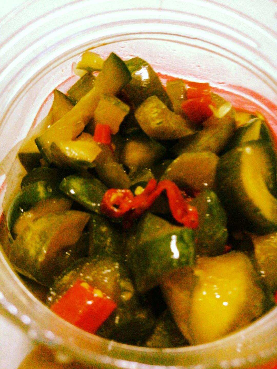 1kg dưa leo ngâm nước mắm 1 hủ