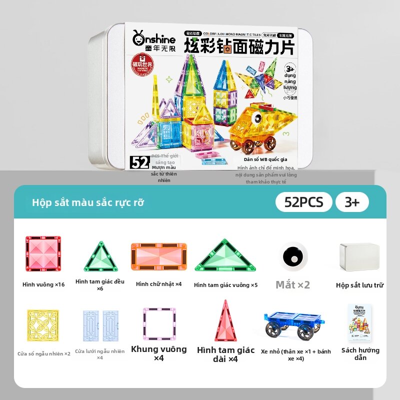 Onshine | Đồ Chơi Khối Từ Tính Giáo Dục