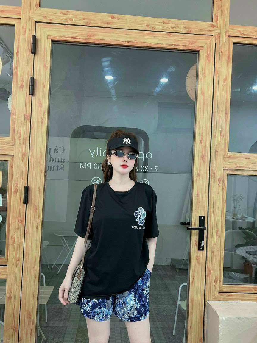 SÉT BỘ SHORT ĐI CHƠI COTTON PHỐI 3D SIÊU ĐẸP