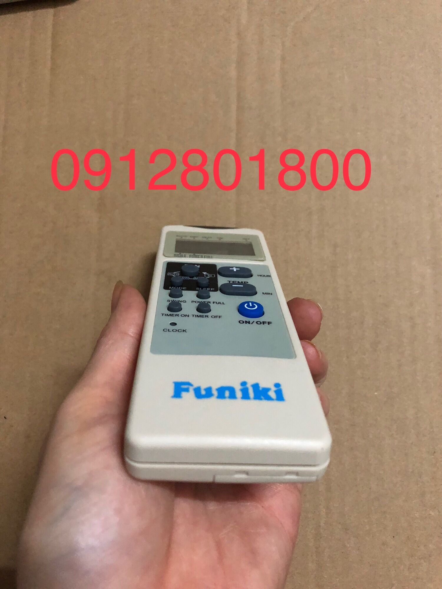 Điều khiển điều hòa Funiki đời cũ, remote máy lạnh Funiki đời cổ