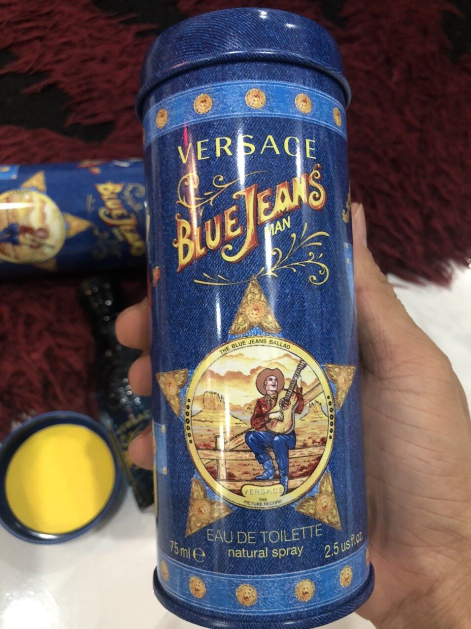 Nước hoa Versace nam Blue Jeans EDT 75ml (như hình)