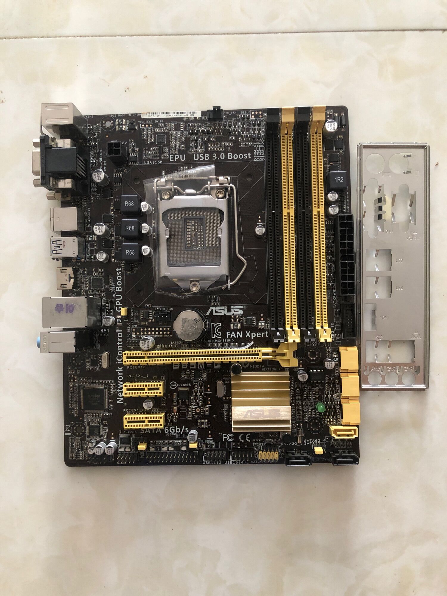 Mian asus b85m-g 4 khe ram