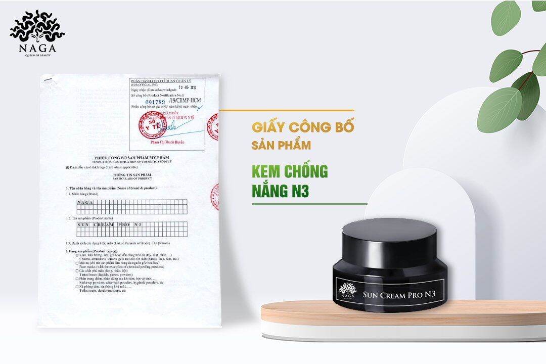 Kem Chống Nắng Naga N3.