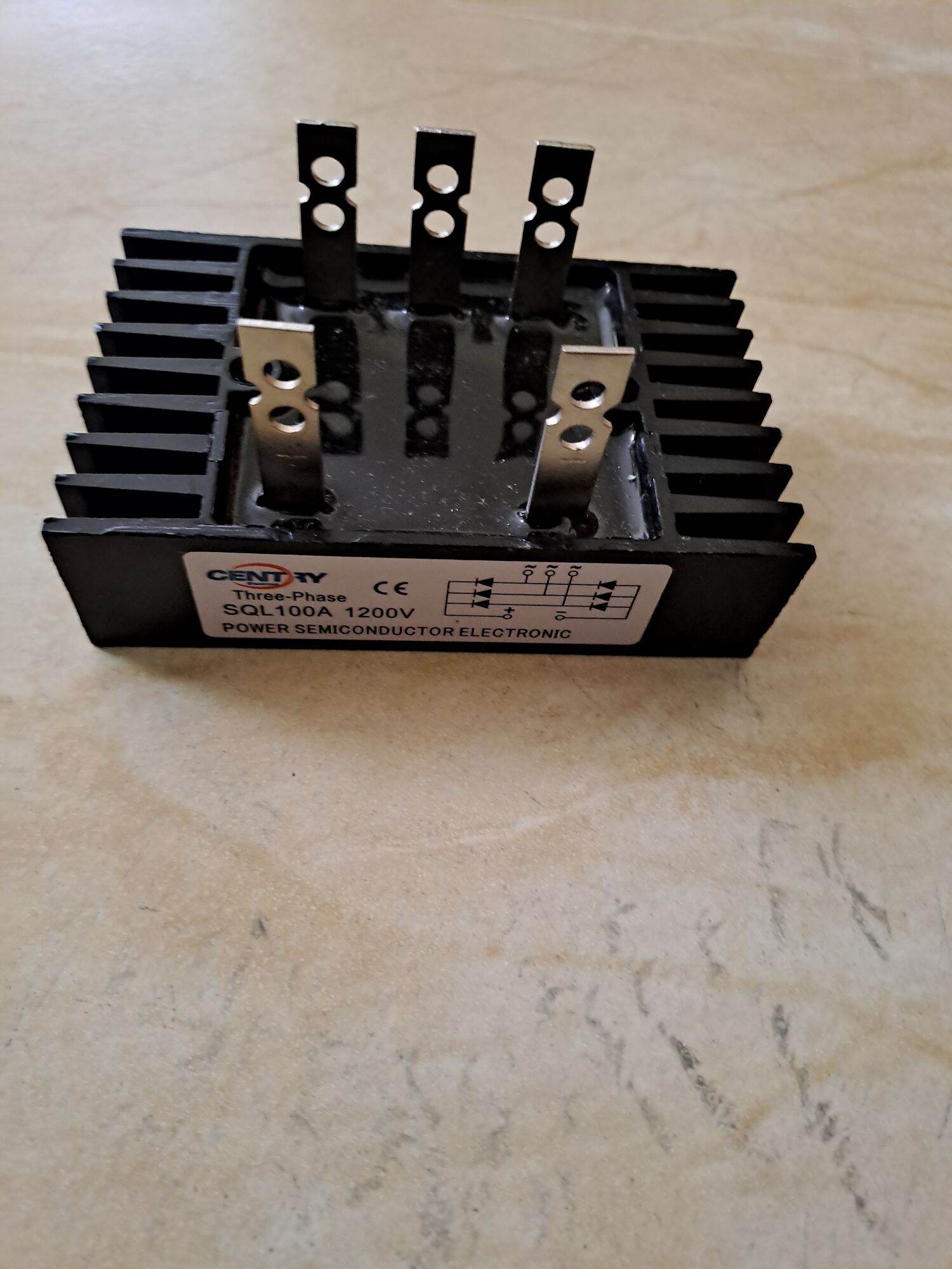 Đi ốt cầu 3 pha 100A 1200V 5 chân
