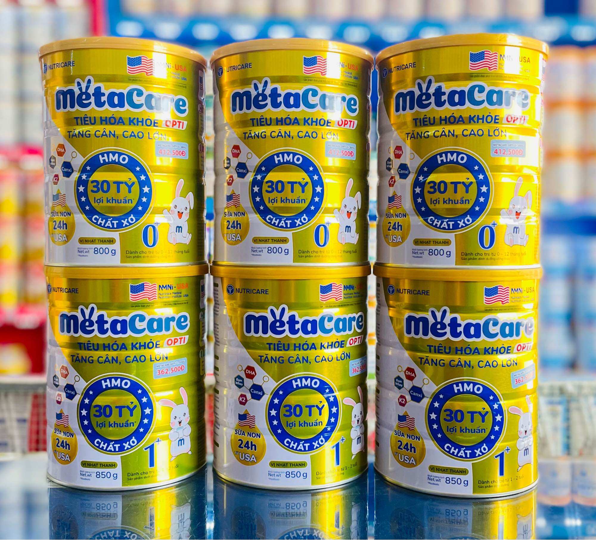 Sữa bột Metacare Opti 1+ (850g)