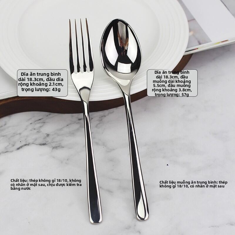 Thìa Cà Phê Bằng Thép Không Gỉ Dày 18/10 Siêu Tinh Tế Cho Bé Ăn Cơm Thìa Dặm Sáng Tạo Thương Hiệu Du