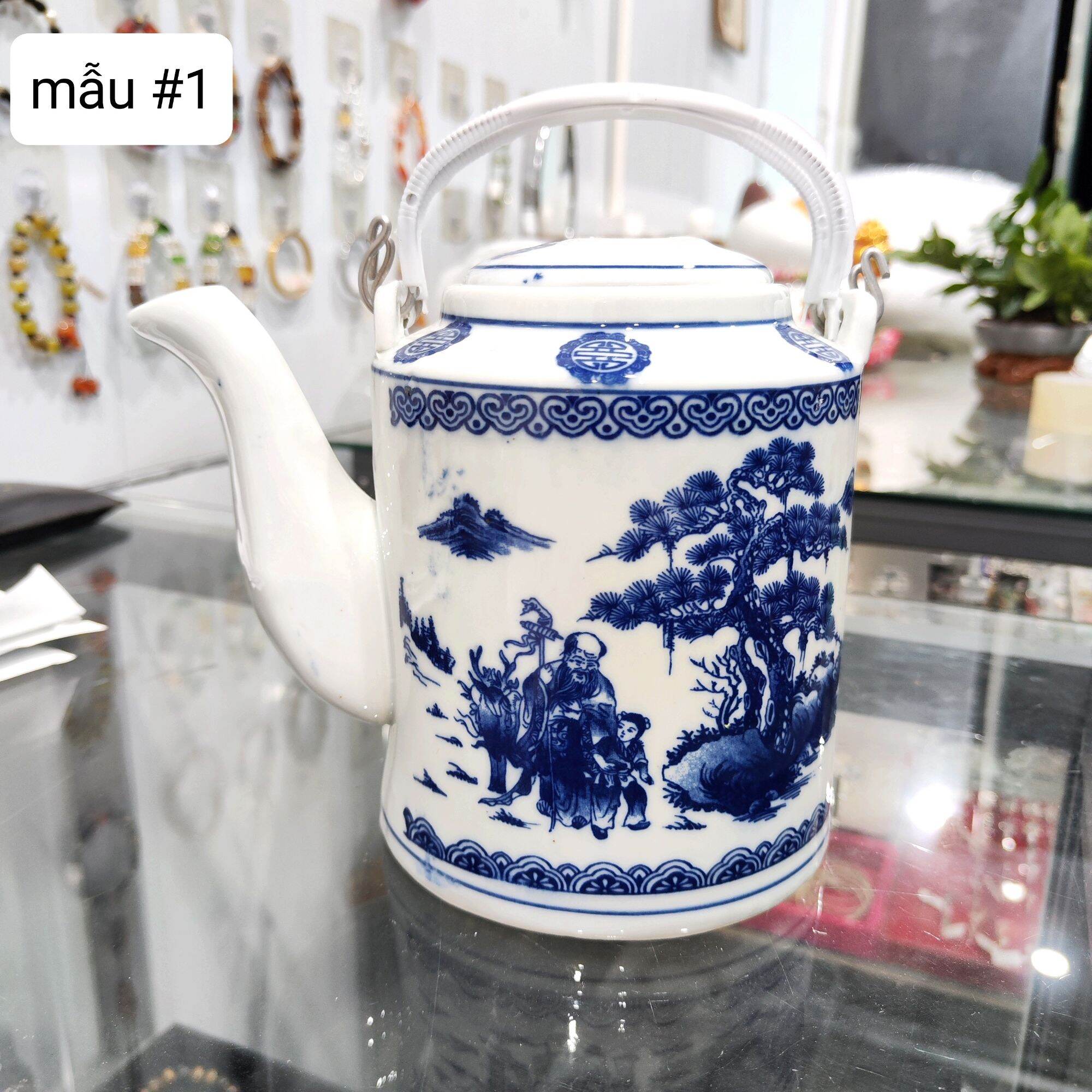 Ấm tích bát tràng 1.5l