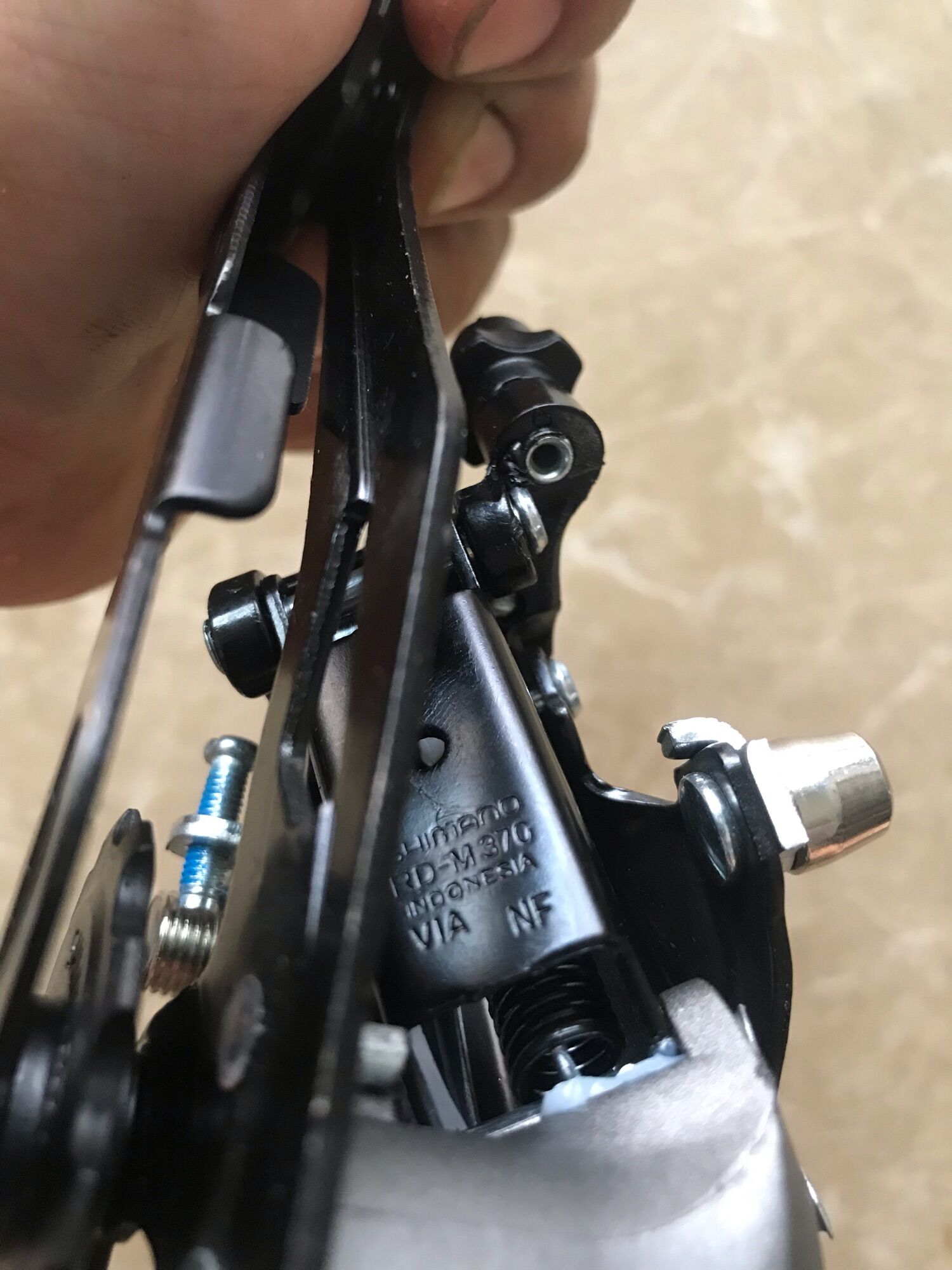 Củ đề, sang líp shimano altus 9 speed