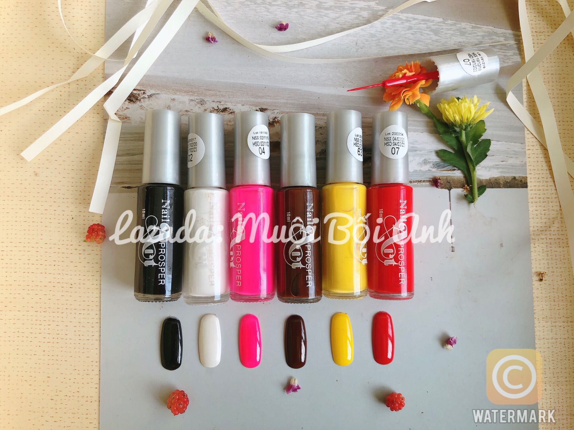 Cọ nét vẽ móng sơn thường -10ml