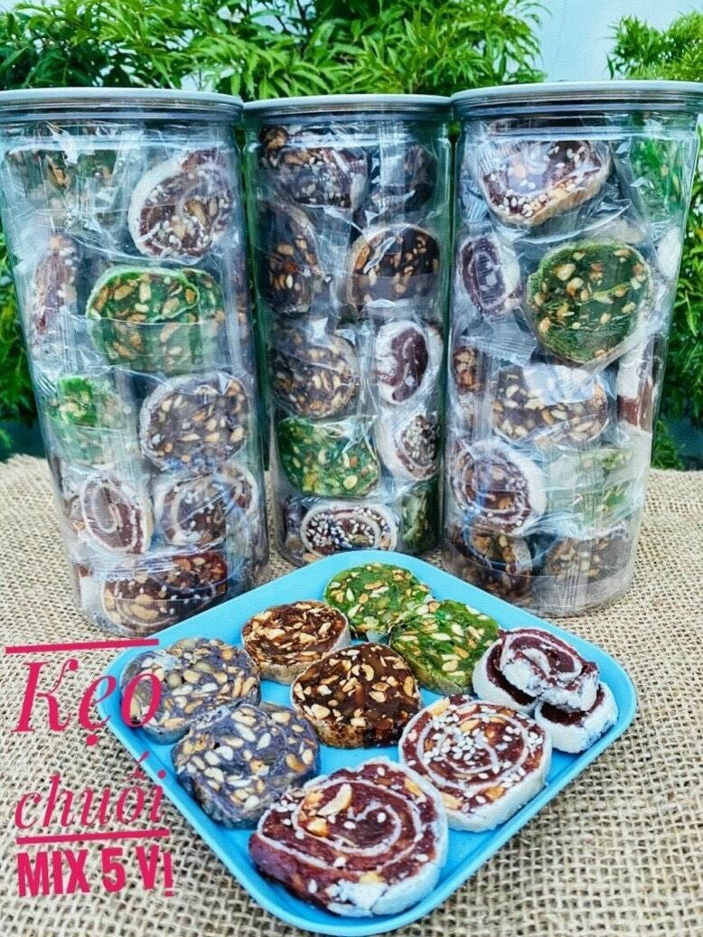 🍌🍌 kẹo cuộn - dừa non 6 vị🍡🍡400gr