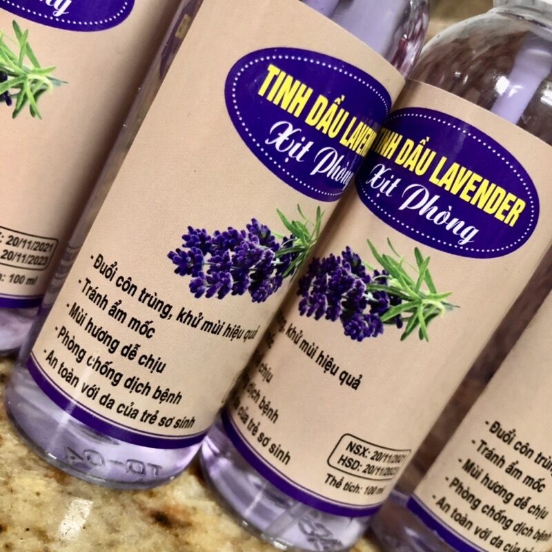 tinh dầu xịt thơm lavender 100ml