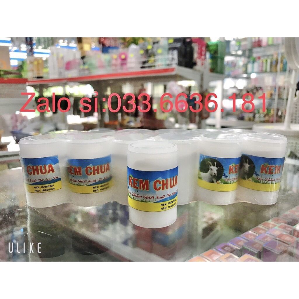 Sỉ 1 lố 12 hủ kem chua