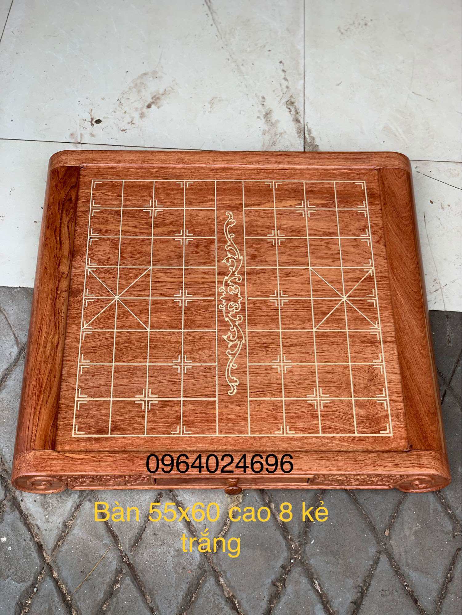 bàn cờ tướng gỗ hương đá