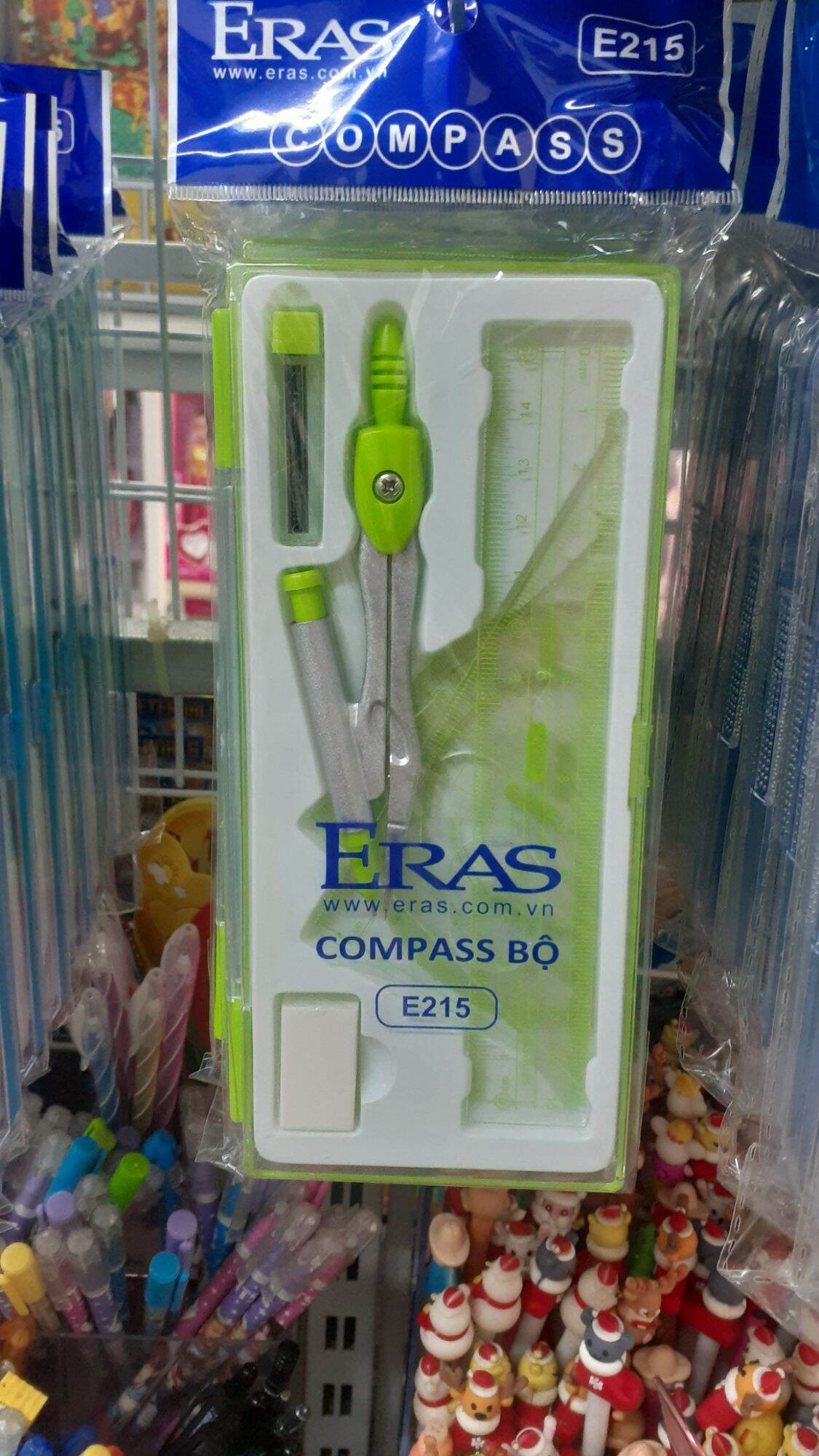 Bộ compass và thước kẻ to Eras E215