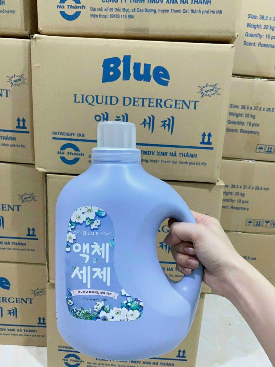 Nước giặt Blue Hàn Quốc chính hãng can 2L