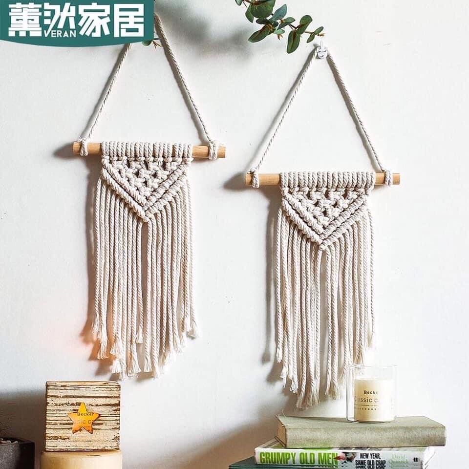 Rèm treo tường macrame mini 20x35cm