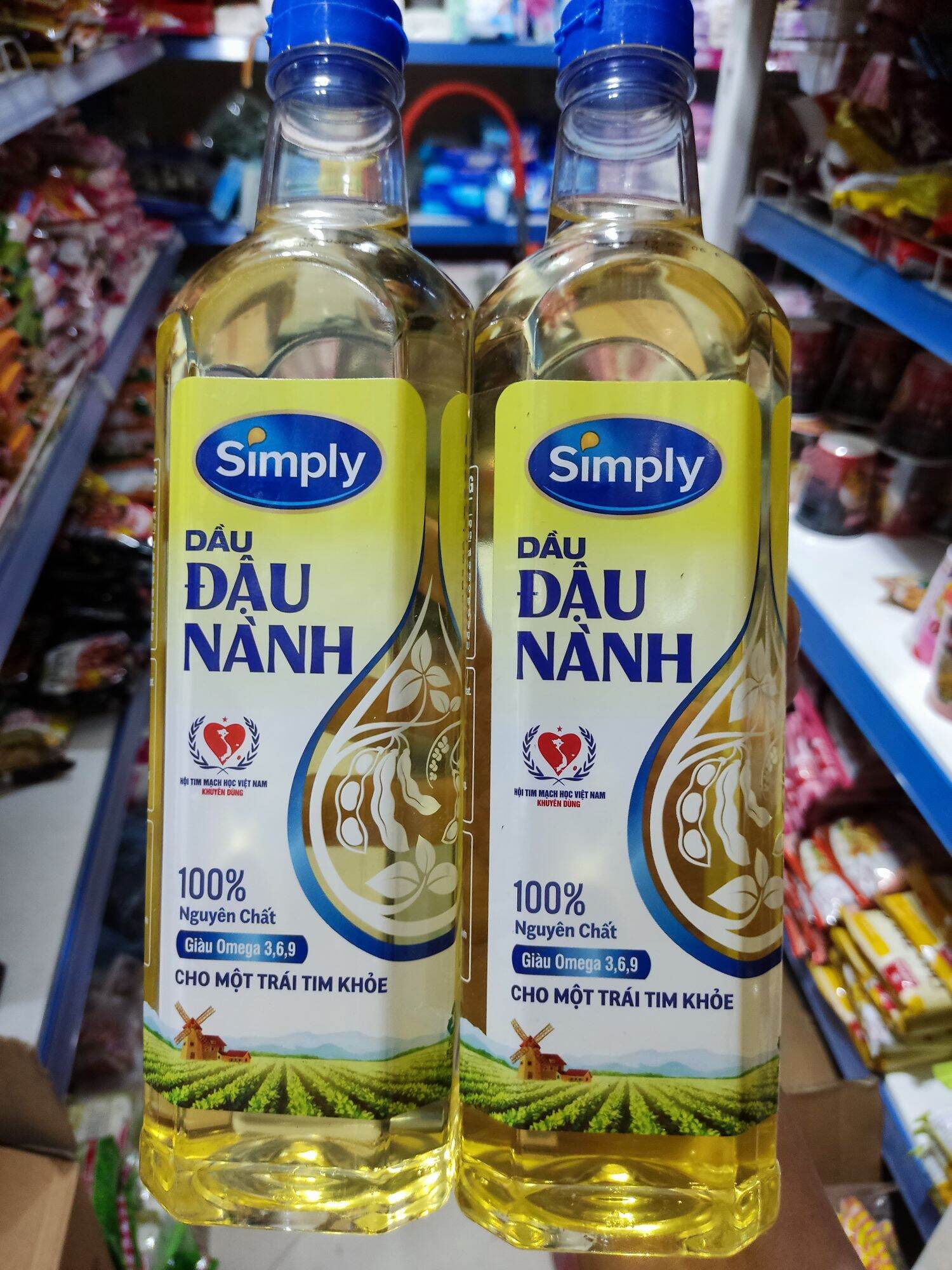 Dầu ăn Simply chai 1 lít