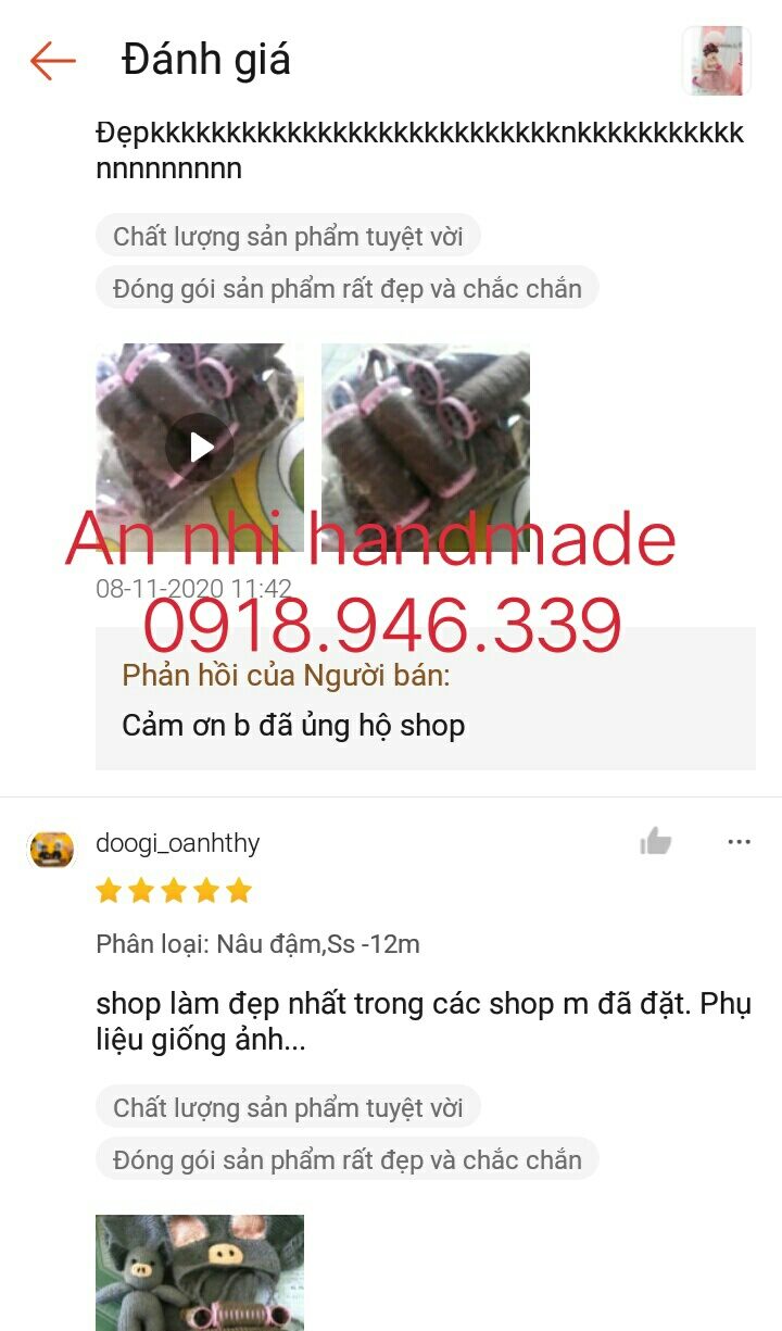 Nón len tóc giả cuốn lô có ảnh thật