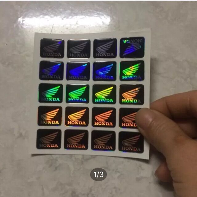 Tem lo go Hon da cánh chim 7 màu tian