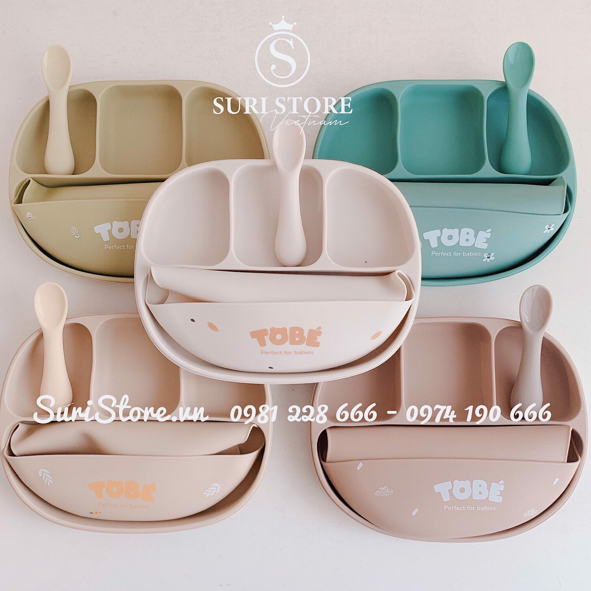 Khay ăn dặm Tobe Eco Silicone