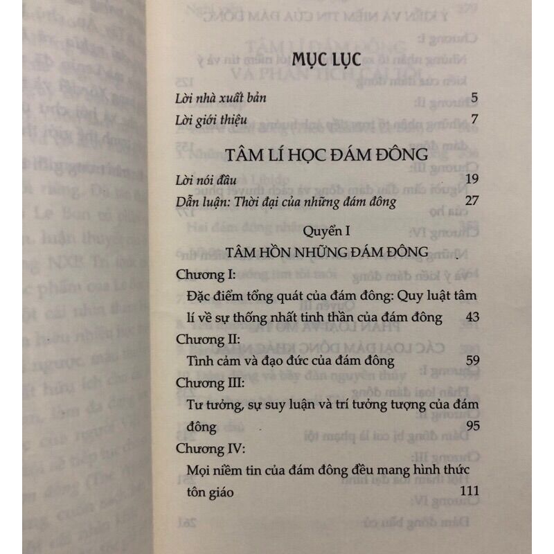 Sách - Tâm lí học đám đông