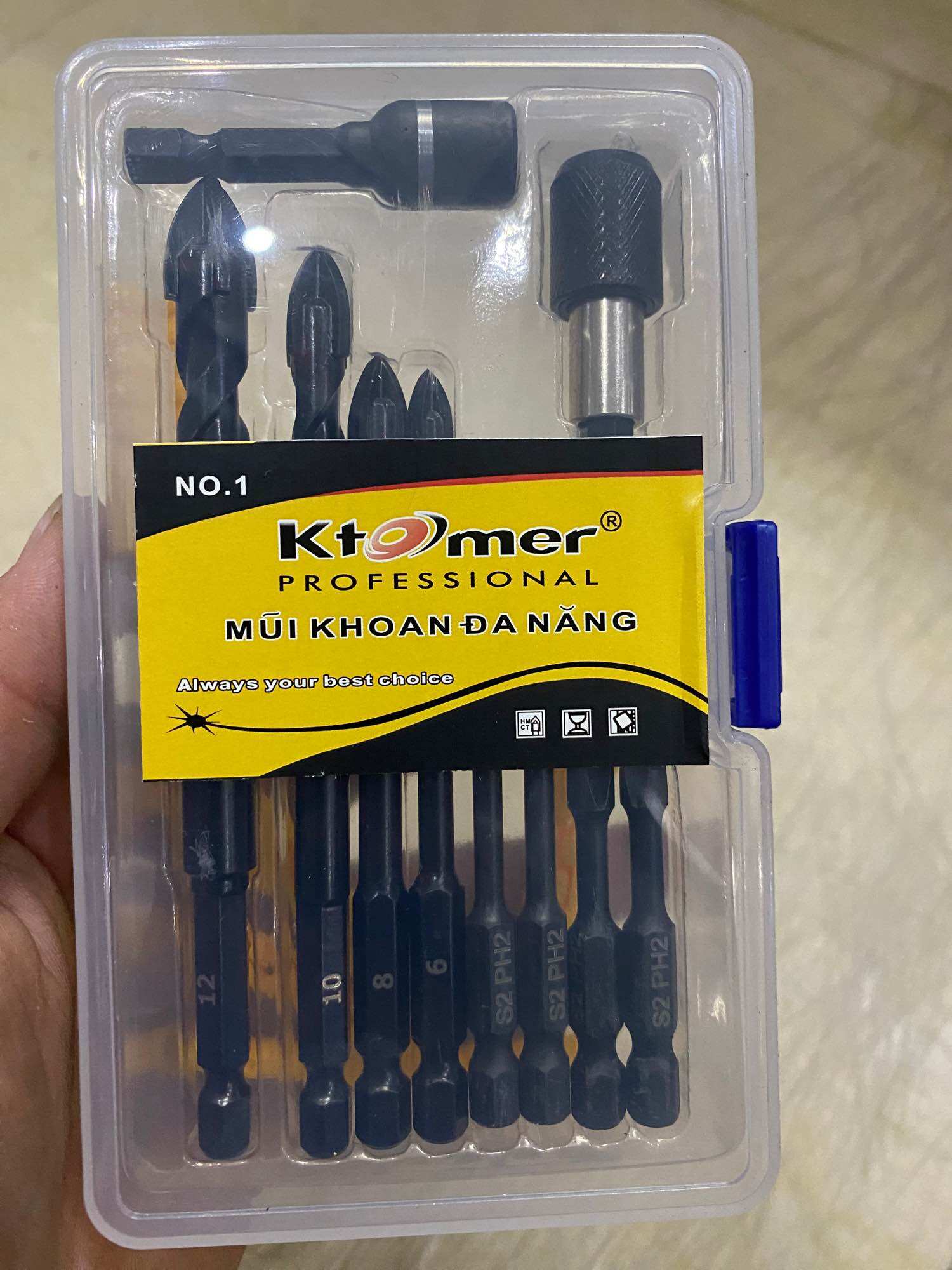 Bộ mũi khoan đa năng và vít Lục Giác