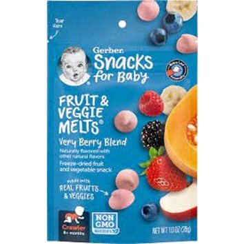 Sữa chua khô gerber yogurt melts nhập mỹ 28g