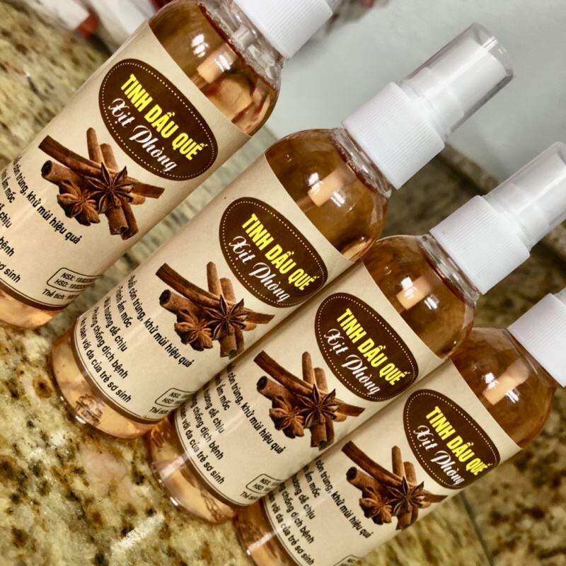 chai xịt tinh dầu quế 100ml