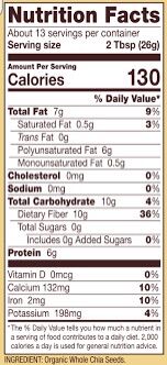 Hạt Chia Hữu Cơ Organic Whole Chia Seed Bob’s red mill 340g