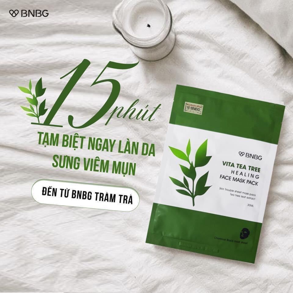 Mặt nạ tràm trà bnbg vita tea tree