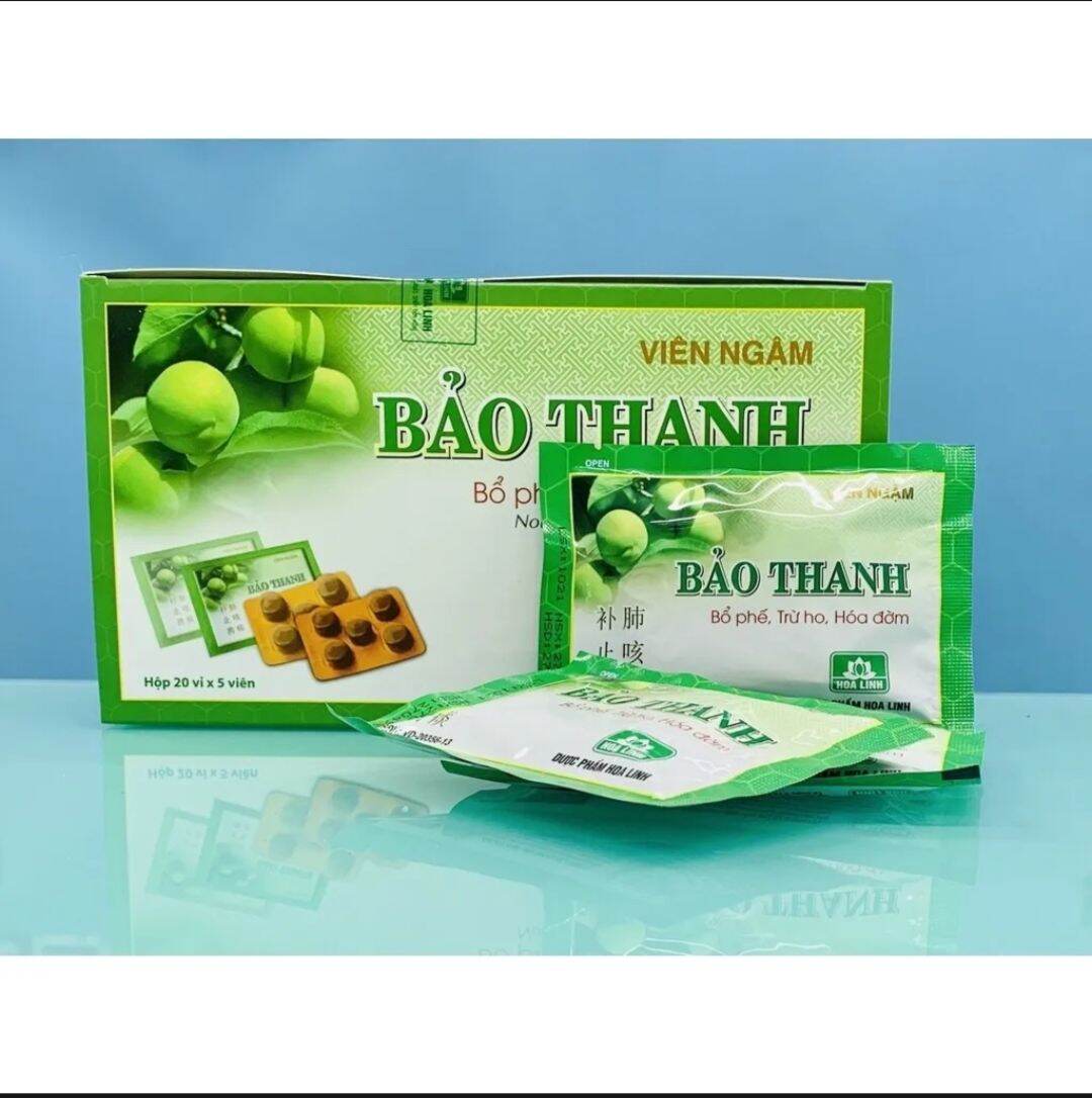 5 vĩ Viên ngậm  Bảo Thanh (vỉ 5 viên)