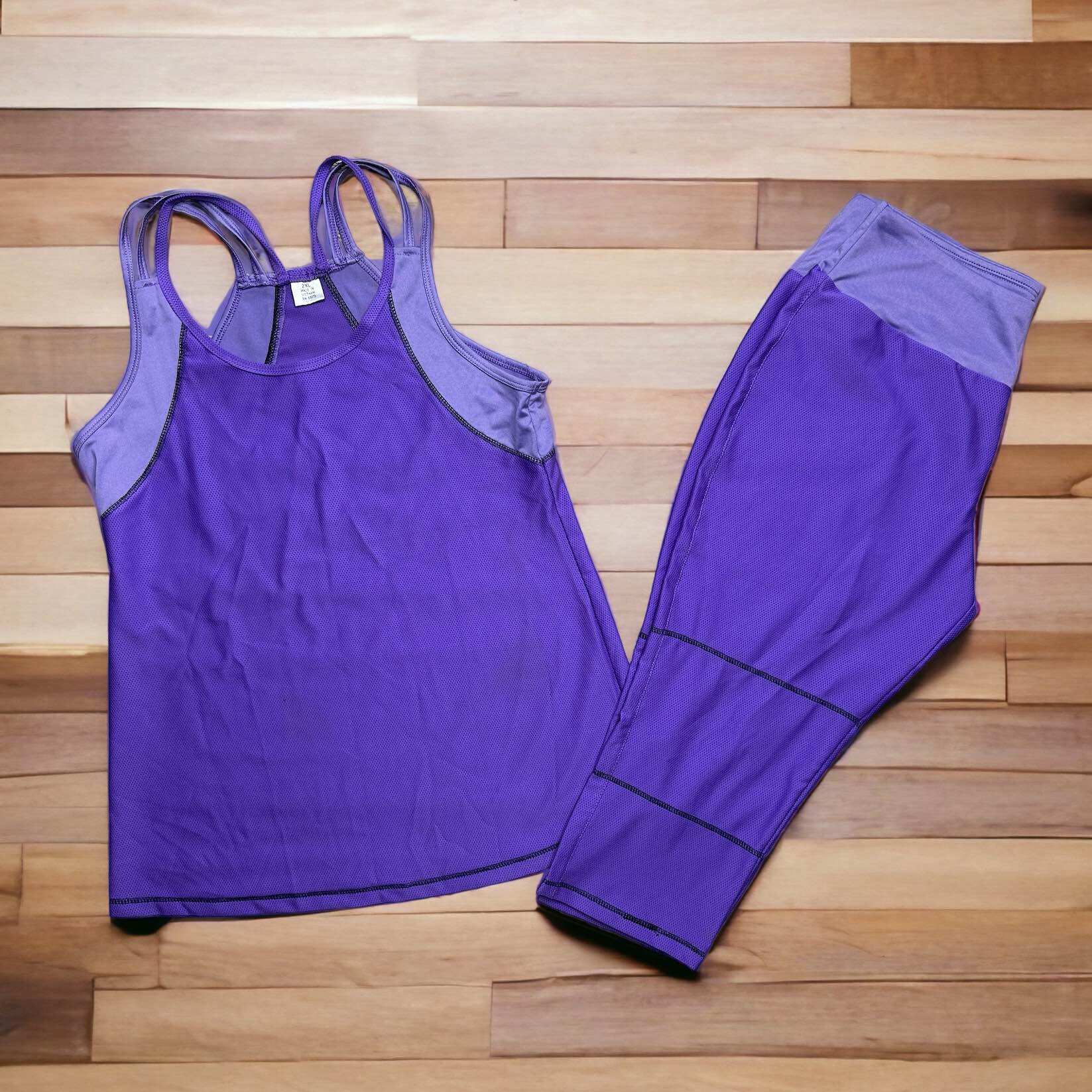 Bộ set đồ tập lửng nữ size XL