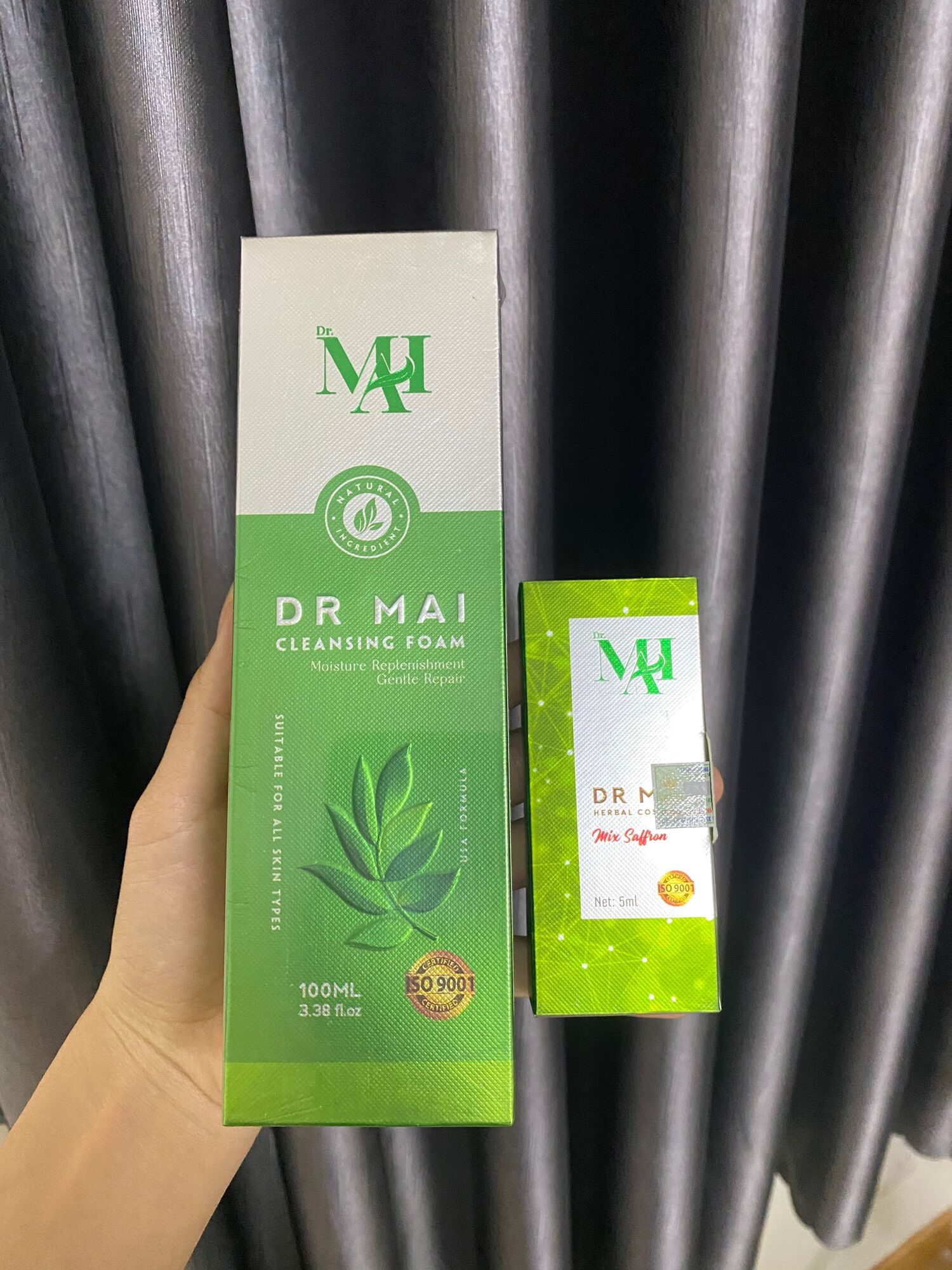 Combo Dr Mai 2 món sữa rửa mặt và serum