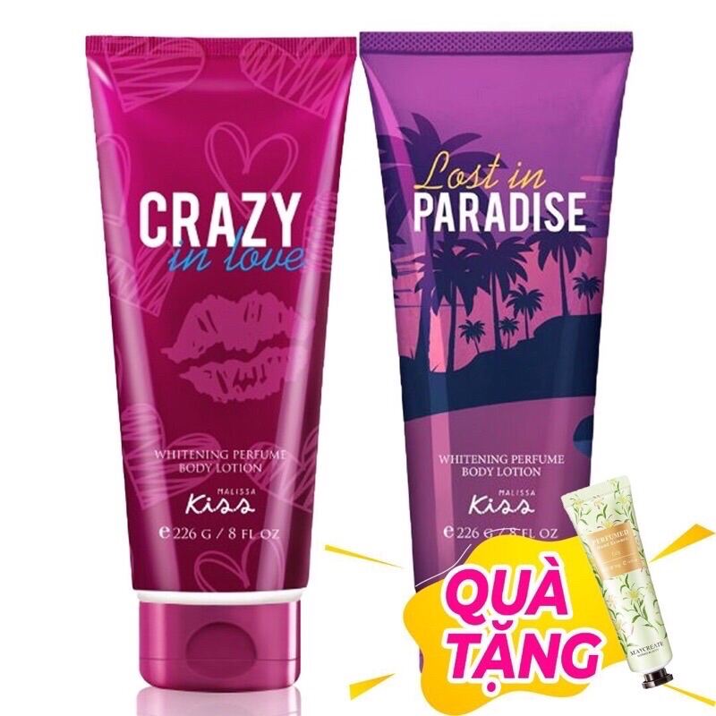 [Hcm]Combo 2 Tuýp Lotion Dưỡng Trắng Da Hương Nước Hoa Malissa Kiss 226G - Angel Series