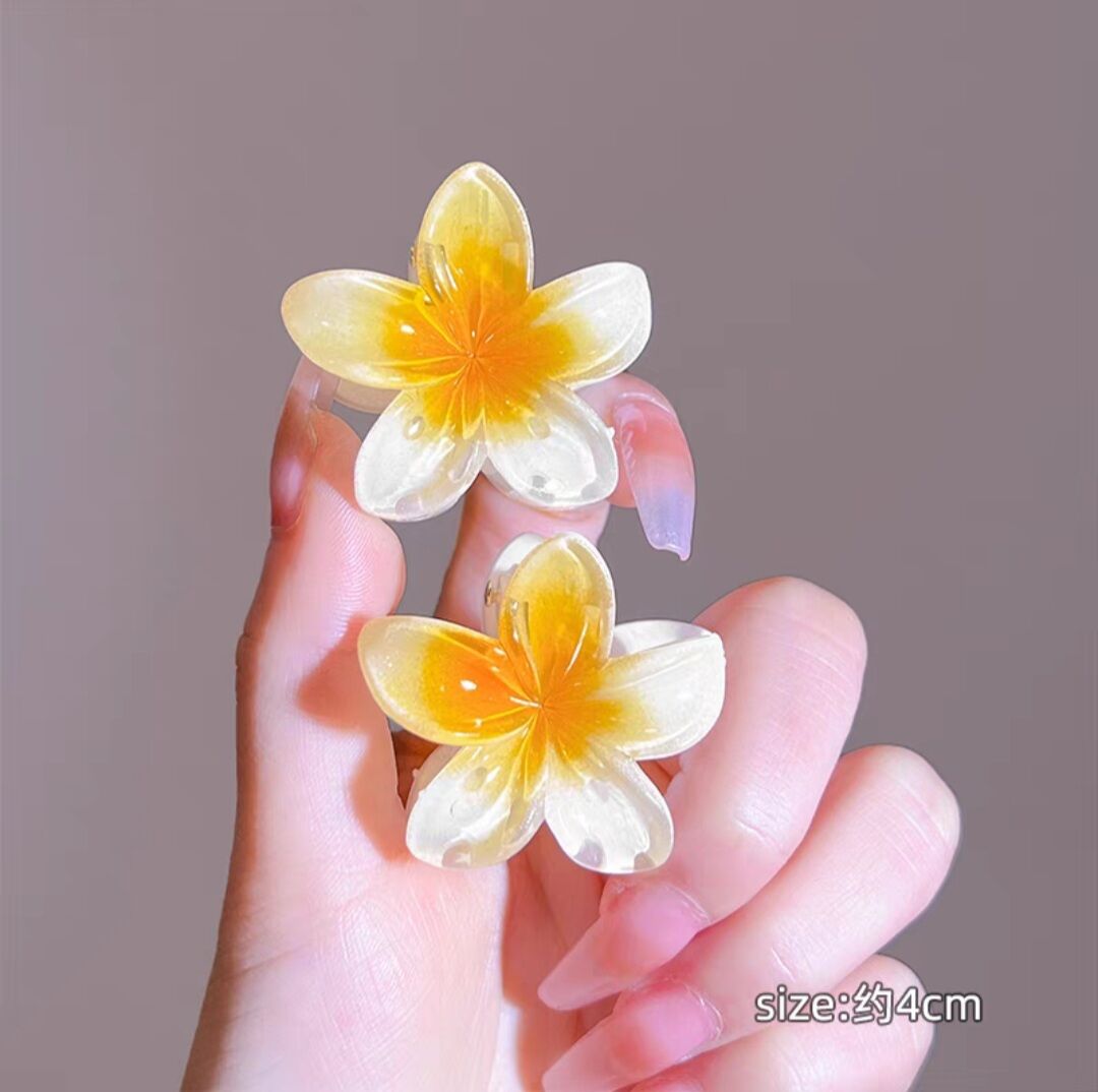 Kẹp hoa sứ size 4cm xinh xắn dễ thương