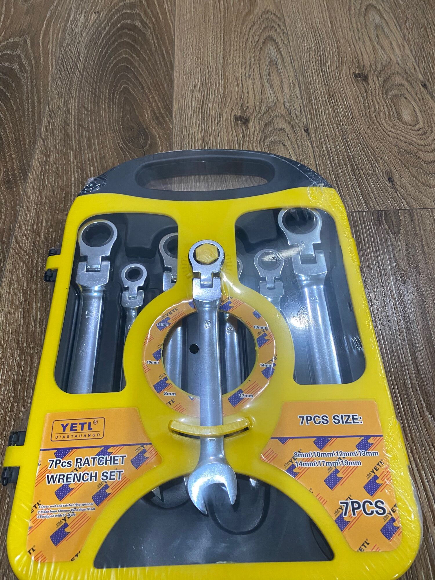 Bộ cle tự động gật gù 7 chi tiết 8mm-19mm