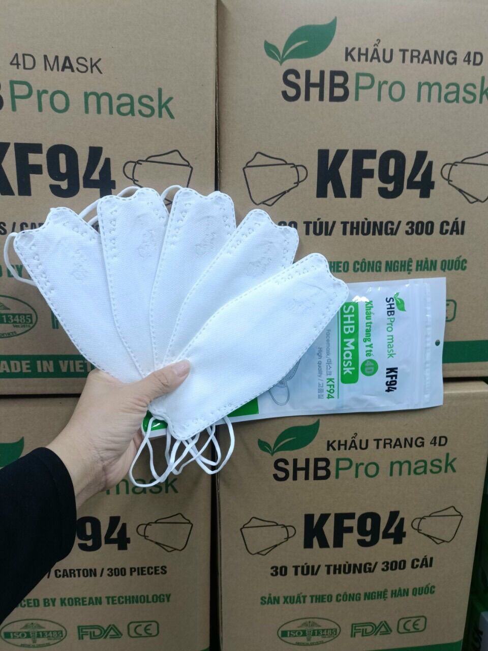 Khẩu trang 3D KF94(10 chiếc)