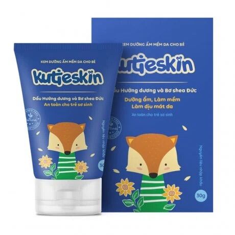 Kem dưỡng ẩm mềm da cho bé Kutieskin Tuýp 30g