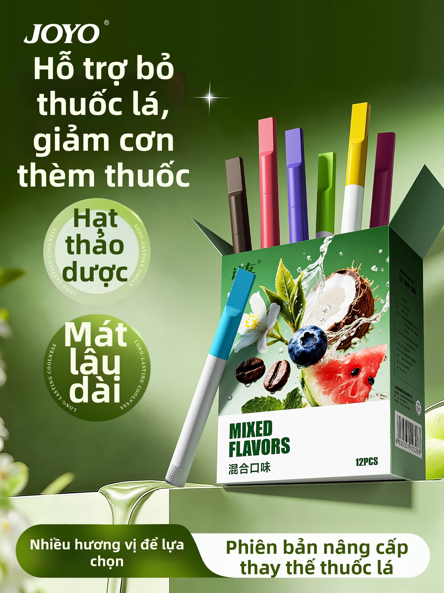 JINGYOU | Que Thay Thế Hỗ Trợ Từ Bỏ Thuốc Lá Hương Menta