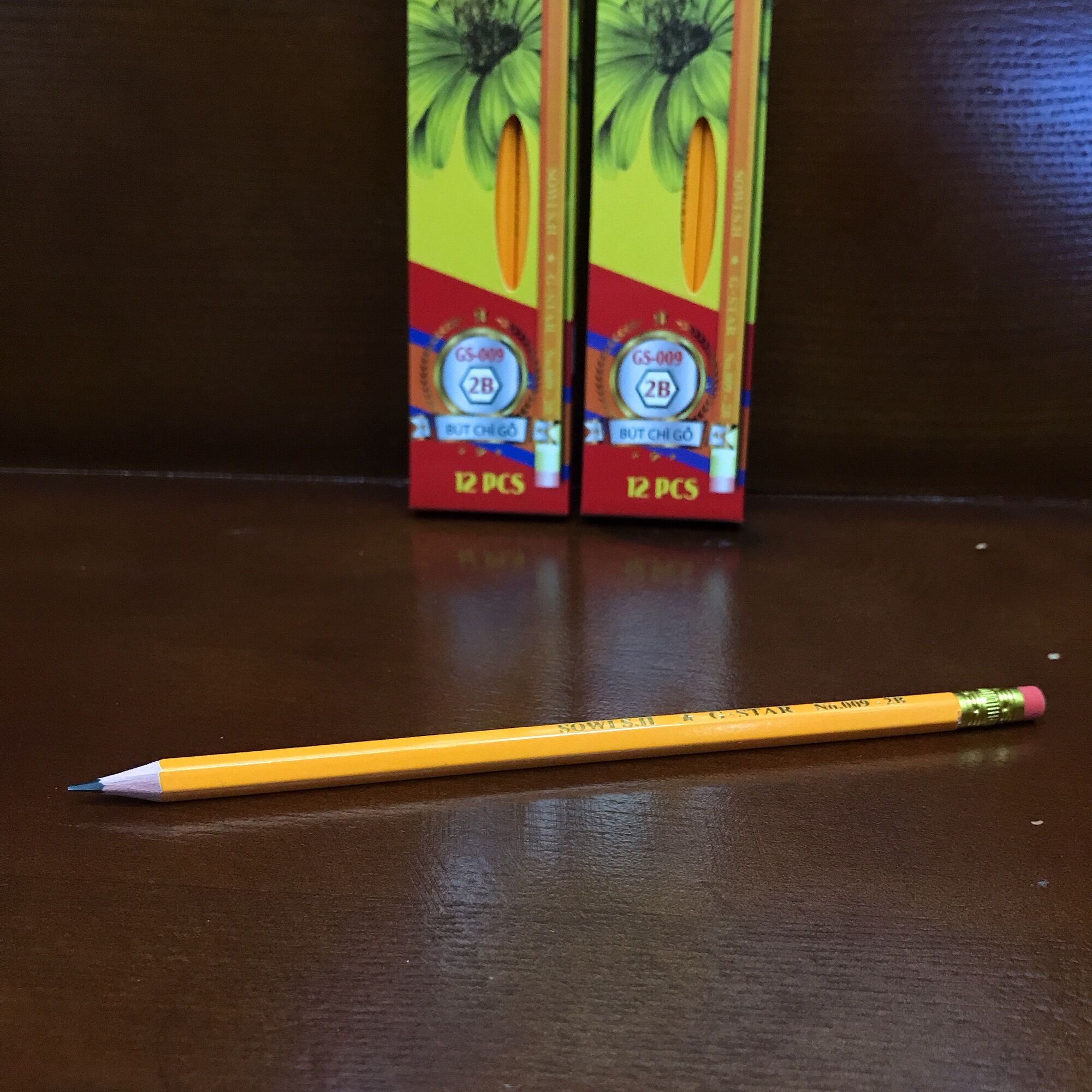 Bút chì gỗ Gstar 2B (hộp 12 cây)