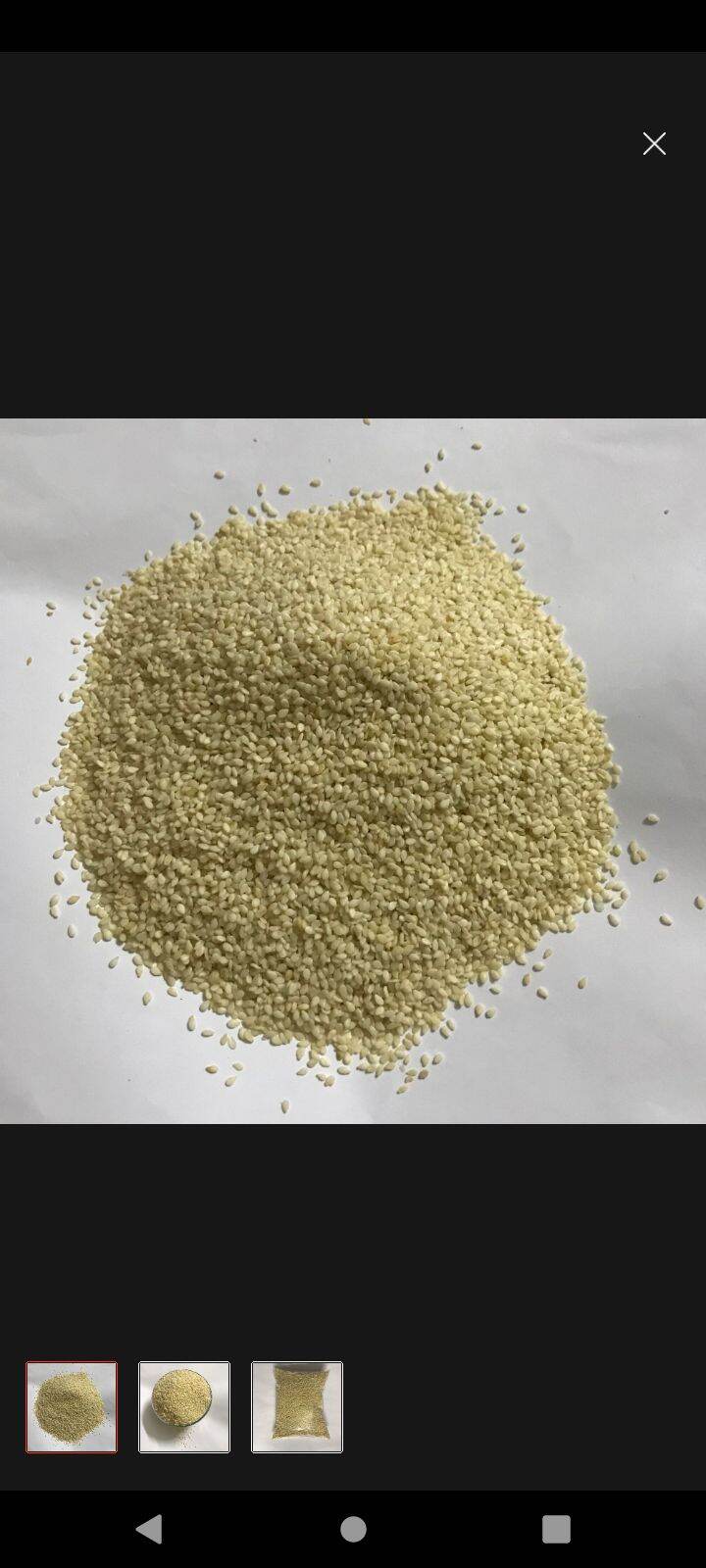 mè vừng trắng làm sạch trưa rang.đóng gói 100gr.