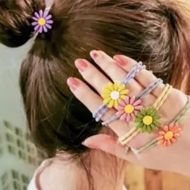 Dây cột tóc Daisy hoa cúc (giao màu ngẫu nhiên)