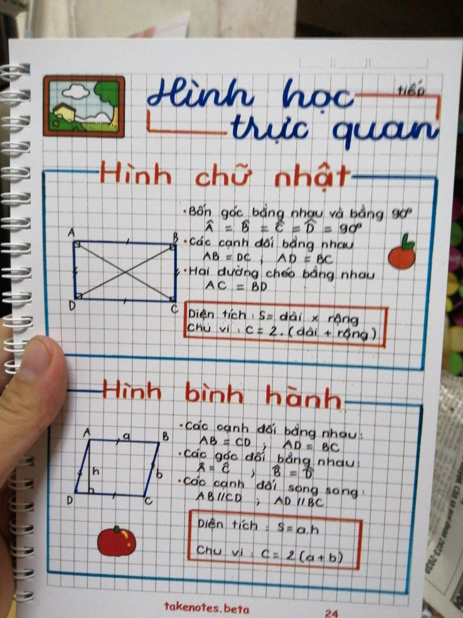Sổ Takenote Toán 6 khổ giấy A5