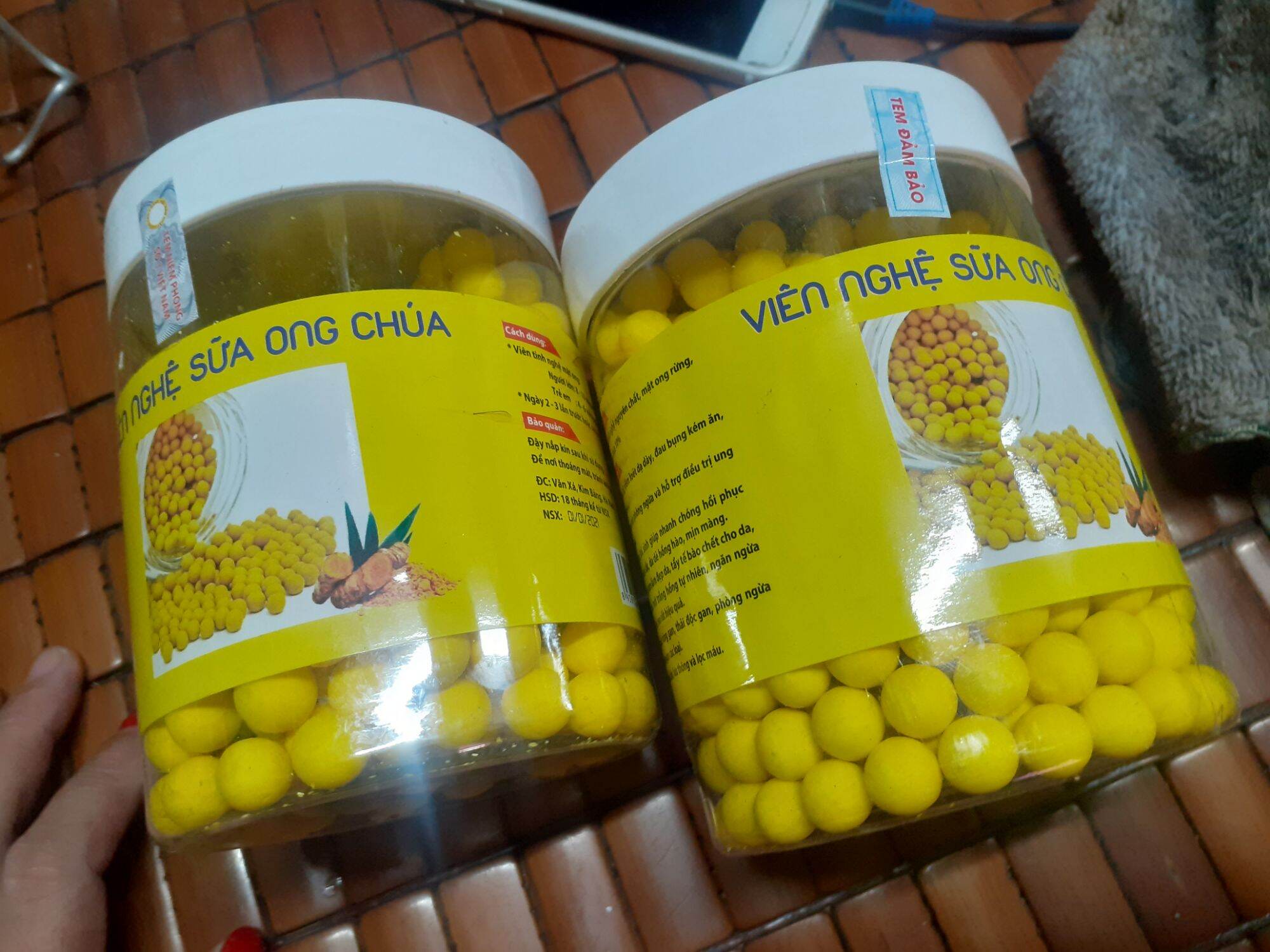 [HCM]Viên Nghệ Sữa Ong Chúa Hộp 500gr